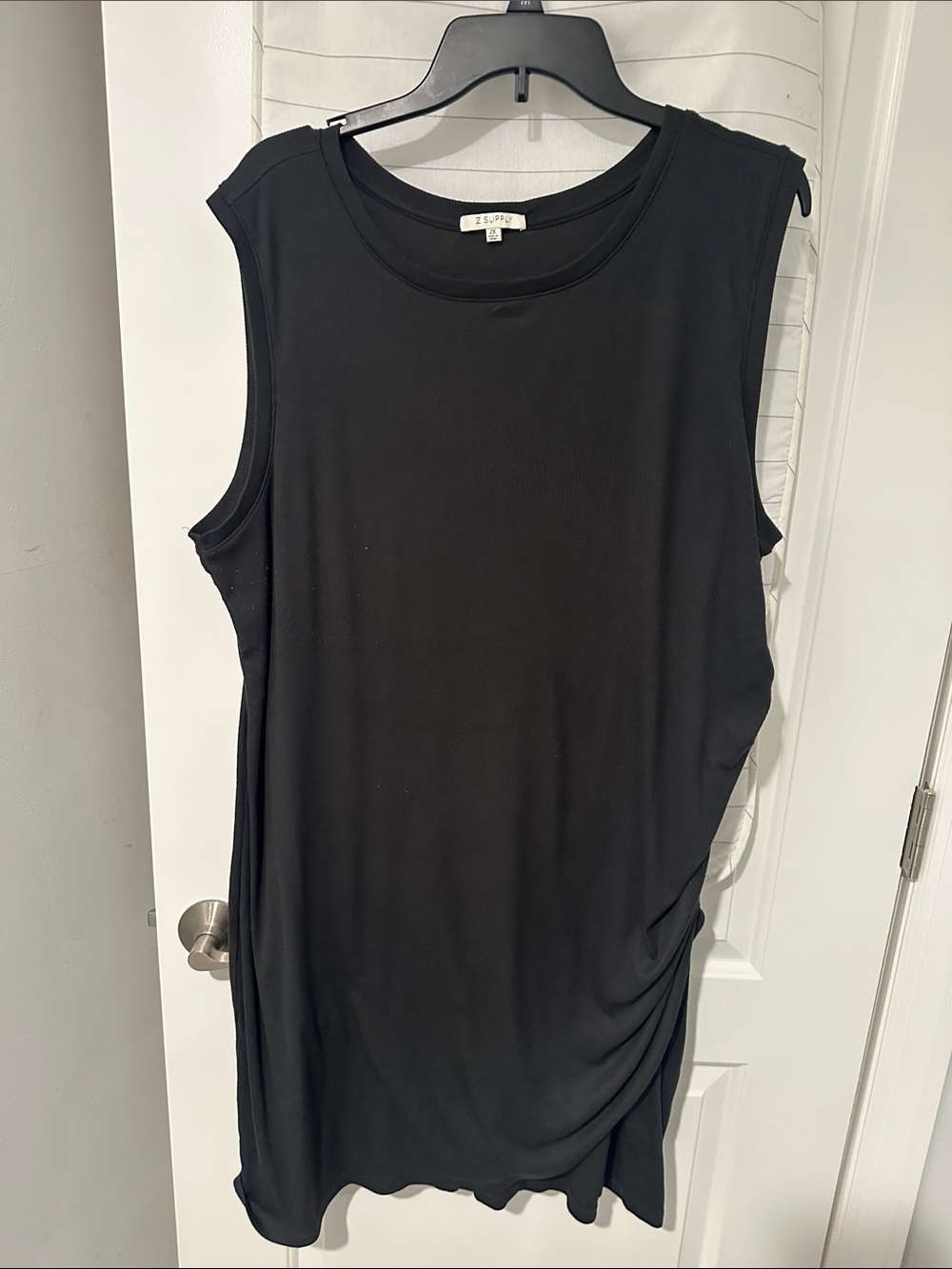 Z Supply Black Sleeveless Tunic Tank Dress